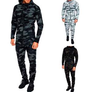 Conjunto Deportivo Reversible de Alta Calidad para Hombre, Chaqueta y Pantalones para Correr, Tallas Grandes - Product Image 1