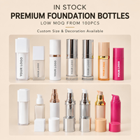 Foundation Cair Matte Tahan Air Tahan Lama SPF15, Private Label, Full Coverage 4 in 1, Dapat Menyesuaikan Warna Kulit