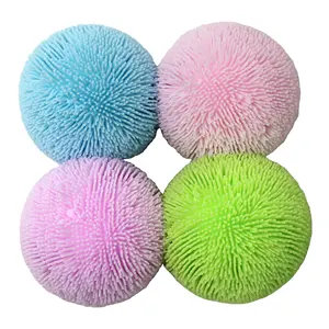 TPR kauçuk oyuncak gür topu 9.0 Cm ince saç stres azaltmak top ve yumuşacık top türük