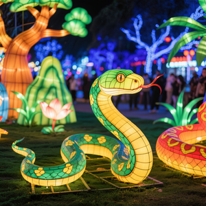 Linterna con Forma de Serpiente, Impermeable, Decoraciones Festivas para el Día de los Inocentes, Pascua, Día del Padre, Año Nuevo Chino - Duradera - Product Image 5