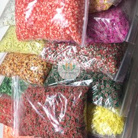 Groothandel 5mm fruitvormige kerst- en halloween sprinkles van polymeerklei voor nagels, slime, epoxyhars, knutselwerk en DIY