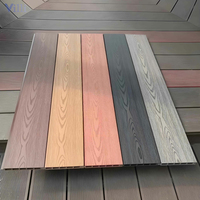 Clôture WPC moderne, facile à installer, imperméable, ignifuge, insonorisée, antistatique, garantie 5 ans, surface 3D pour terrasse extérieure
