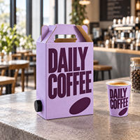 Distributeur de café en gros LOKYO Bag-in-Box 3L 5L, style vertical avec sac intérieur en aluminium pour l'emballage de boissons liquides