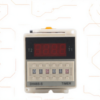 Minuteur numérique programmable à LED DH48S-1Z, relais de puissance élevée 5A, 0,01S-99H99M, bornes enfichables AC/DC 12V-380V, étanche, 8P PCB