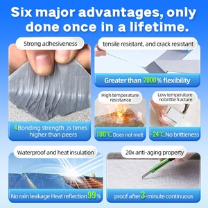 Membrane imperméable pour toiture, protection contre la glace et l'eau, rouleau <span class=keywords><strong>de</strong></span> membrane imperméabilisante pour toitures - Product Image 2