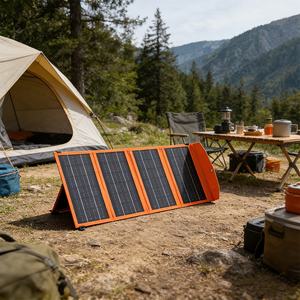 Panneaux solaires pliables miniatures ALECTER 28W, légers, portables, étanches IP65, pour la charge de téléphones mobiles, camping en plein air, alimentation électrique - Product Image 3