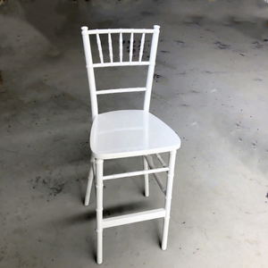 Tabourets <span class=keywords><strong>de</strong></span> <span class=keywords><strong>bar</strong></span> Chiavari en bois massif <span class=keywords><strong>blanc</strong></span> - Product Image 2