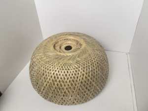 Đèn thả trần tre trúc hiện đại thủ công lớn, kiểu vintage, trang trí nhà hàng, khách sạn, đèn chùm treo trang trí E26 - Product Image 6