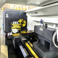Torno CNC Horizontal de Alta Resistencia TENAKS CK61125, Sistema de Control GSK, Estructura de Bancada Plana, Husillo Único, Alta Precisión