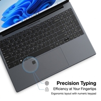 Laptop Ringan Yifang 15,6 inci Intel N95 Quad Core 16GB DDR4 Layar HD Cocok untuk Penggunaan Pribadi Sehari-hari dan di Rumah