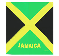 Vente chaude Pays Drapeau National Bandanas Coton Multifonction Jamaïque Canada Amérique Drapeaux Bandana pour les événements sportifs en plein air