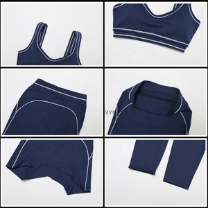 <span class=keywords><strong>Ensemble</strong></span> de vêtements de <span class=keywords><strong>sport</strong></span> pour femmes, vêtements de <span class=keywords><strong>sport</strong></span> actifs, manches longues, yoga, gym, soutien-gorge, débardeur court, leggings, pantalon large, <span class=keywords><strong>ensemble</strong></span> de <span class=keywords><strong>sport</strong></span> - Product Image 6