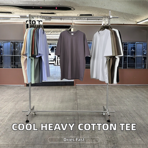 T-shirt Sport Homme Sorona Cool 260g en Coton Peigné Lourd 100% Coton, Col Ras du Cou, Manches Courtes, Respirant, Séchage Rapide, Anti-Boulochage, Coupe Ample - Product Image 2