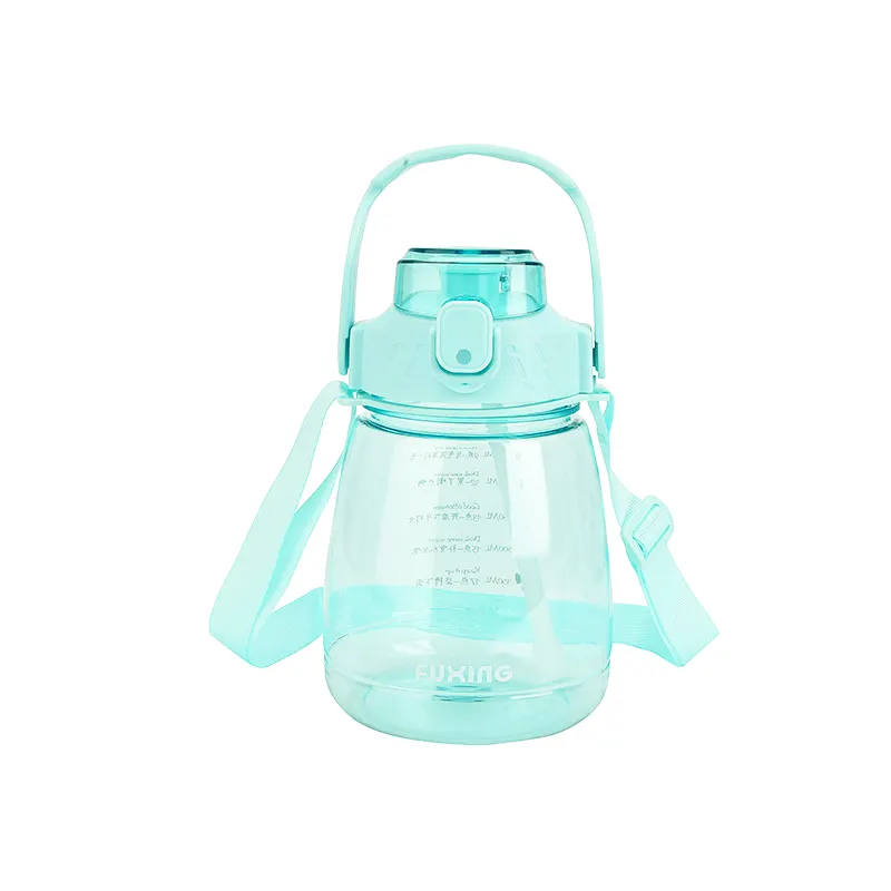 زجاجة ماء شفافة BPA 600 مل صديقة للبيئة خالية من الشرب بتصميم لطيف للسفر والأطفال زجاجة ماء بلاستيكية
