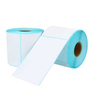 Precio de fábrica 4x6 Pegatinas adhesivas térmicas Etiquetas de embalaje resistentes a la intemperie para logística de comercio electrónico Envío rápido - Product Image 1