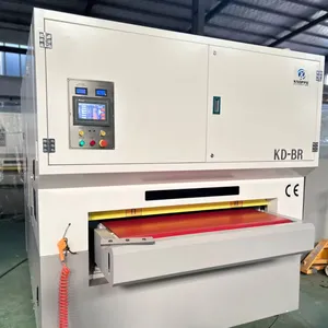 Wide belt sanding polishing deburring Machine for stainless steel brass and copper