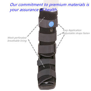 รองเท้าบูทแบบปรับได้สำหรับฟื้นฟูกระดูกหัก พร้อมแผ่นรองรับข้อเท้า - Product Image 1