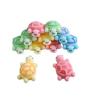 Vente en gros 3D petite tortue jouet guimauve saveur de fruits mignon dessin animé gelée bonbons pour enfants jeux et fêtes - Product Image 1