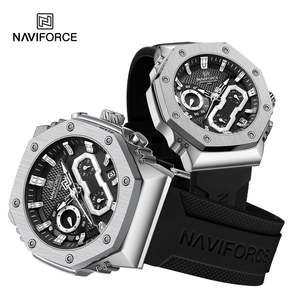Orologio al Quarzo Casual Naviforce NF8035 Nuovo Stile con Cinturino in Silicone Resistente all'Acqua, per Coppie, Offerta Speciale, Prodotto in Cina - Product Image 1