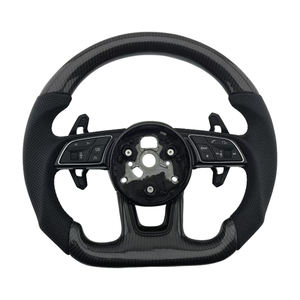 Volant en cuir et fibre de carbone en gros pour modèles Audi A3 A4 A4L A5 A7L A8 Q5 Q7 B9 A6 R8 - Product Image 1