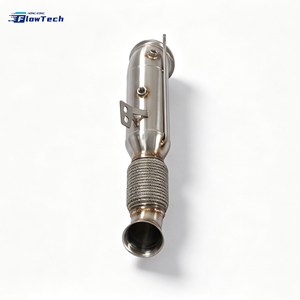 Tubo de Escape de Alto Flujo para Carreras, Pulido, para BMW 540i 740Li 840i B58 3.0T con OPF, Acero Inoxidable ss304 - Product Image 3