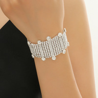 Bracelet tennis de 2 carats en argent sterling 925 ou en or jaune 18 carats sur argent sterling (7.5 pouces)
