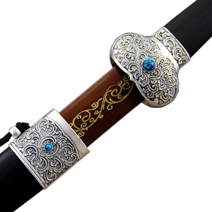 Épée gravée chinoise pour améliorer les cadeaux d'artisanat des mauvais esprits de la maison de ville FengShui - Product Image 1