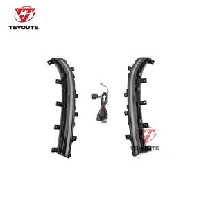 <span class=keywords><strong>Parrilla</strong></span> Delantera Negra de Alta Calidad para BYD D9, con Luces LED de Doble Color DRL, Modificada - Product Image 3