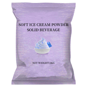 OEM/ODM Crème glacée molle fouettée à base de produits alimentaires de boulangerie d'origine animale version végétalienne avec thé aux oeufs saveurs de café boîte sac d'emballage - Product Image 1