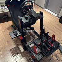 Niveau suivant Simulateur de course en aluminium Cockpit Degré Confortable Professionnel Sim Racing Rig Cockpit Racing Sim Rig Kit Motion