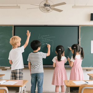 GPINXIN 65 75 86 98 بوصة أندرويد 4K اجتماع لوحة مسطحة رقمية سبورة بيضاء للتعليم المدرسي - Product Image 1