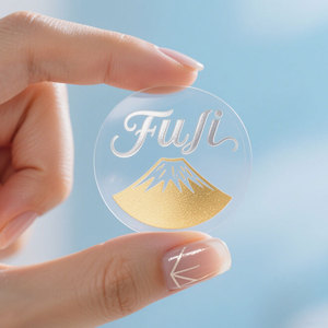 Bán Buôn Cá Nhân Tùy Chỉnh Vòng Trong Suốt Nhãn Rõ Ràng Tùy Chỉnh Dán Cuộn Biểu Tượng Dán Cho Bao Bì - Product Image 5