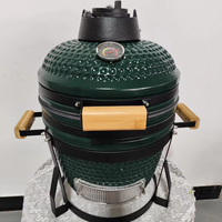 KIMSTONE Grill Kamado 16 pouces en céramique de haute qualité Fumeur Barbecue Grill Asadores pour fournitures de jardinage
