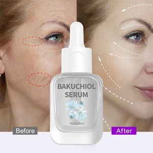 Siero Viso con Bakuchiol, Acido Ialuronico, Vitamina <span class=keywords><strong>C</strong></span> ed E per Schiarire, Rassodare e Idratare, Cruelty-Free e Oil-Free - Product Image 1