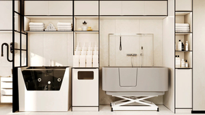 Modern Pet Boutique Furniture Set Customized Grooming Salon Design One-Stop Shop Fitting & Branding - Product Image 2