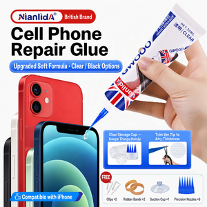 Adhésif de réparation d'écran <span class=keywords><strong>iPhone</strong></span> haute résistance, anti-jaunissement, étanche, antichoc, faible odeur, colle souple pour coque arrière de smartphone DIY - Product Image 1