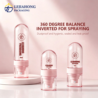 Flacon pulvérisateur vide de 30 ml à 125 ml, capsule PET pour cosmétiques, idéal pour spray fixateur, brume visage, parfum, avec étiquette personnalisée