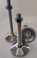 Pieds de nivellement industriels ou pour meubles HL.4206, pieds de support à haute capacité de charge, pieds de table réglables en métal pour meubles