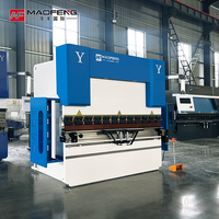 Prensa Plegadora Hidráulica CNC Sincronizada Automática con Sistema de Control TP10S, Mesa de Trabajo de 3200 mm, Multifuncional, de Aluminio
