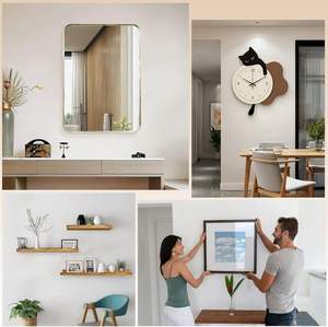 DD4982 suspendu peinture griffe crochet métal à un niveau <span class=keywords><strong>pour</strong></span> salon mur sec aucun dommage robuste Art miroir Photo affiche cintre - Product Image 3