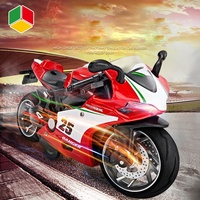 Voiture de course QS Toy en alliage, série Pull Back, avec lumières, sons et musique, modèle 112, échelle 1:12, en métal moulé sous pression, avec batterie incluse, pour enfants
