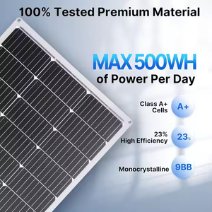 Système solaire photovoltaïque simple 12V 24V 100 150 200 500 1000 Watt, panneau solaire flexible pliable en <span class=keywords><strong>film</strong></span> - Product Image 6