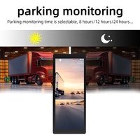 Sistema de Cámara de Visión Trasera con Doble Lente de 12.3 Pulgadas, Full HD 1080P, para Vehículos, Autobuses y Camiones, con Pantalla IPS