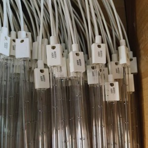 Đèn <span class=keywords><strong>halogen</strong></span> hồng ngoại trong suốt, thanh nhiệt Quartz 230V <span class=keywords><strong>1500W</strong></span> mới về, dùng cho máy thổi chai thú cưng - Product Image 2