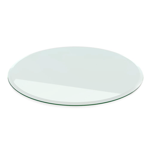 प्रतिस्थापन के लिए स्पष्ट टेम्पर्ड ग्लास टॉप प्रोटेक्टर, पैटियो, डाइनिंग, कॉफी टेबल, डेस्क 1/2 मोटी बेल्ड किनारे किनारे - Product Image 1