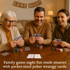 Carte Strategiche Bifacciali per Blackjack e Texas Poker con Classificazioni delle Carte e Strategia Base - Product Image 5