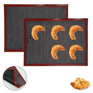 Cao cấp không dính đục lỗ thân thiện với môi Silicone <span class=keywords><strong>Baking</strong></span> Mat miễn phí-40c 260C chịu nhiệt cho kích thước đầy đủ nấu ăn tấm - Product Image 2