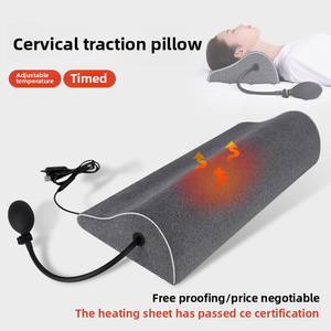 หมอนรองคอเมมโมรี่โฟมแบบเป่าลมมีสาย USB ได้อเนกประสงค์นวดแบบประคบร้อน - Product Image 5