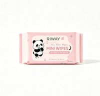 Mini lingettes de voyage, lingettes nettoyantes douces à l'eau pure, pour les déplacements
