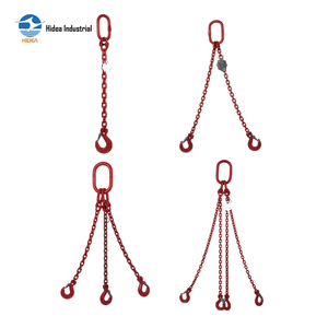 Élingue de levage HIDEA G80 en acier super allié, gaufrée en permanence, conforme aux normes EN818, NACM, ASTM, testée et économique - Product Image 1